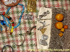 Modern-day Viking-style jewellery.